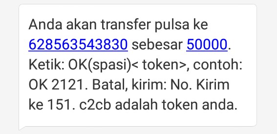 Detail Foto Bukti Transfer Pulsa Nomer 22