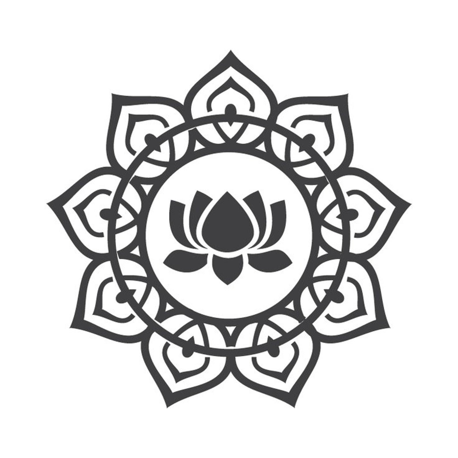 Detail Lotus Mandala Nomer 6