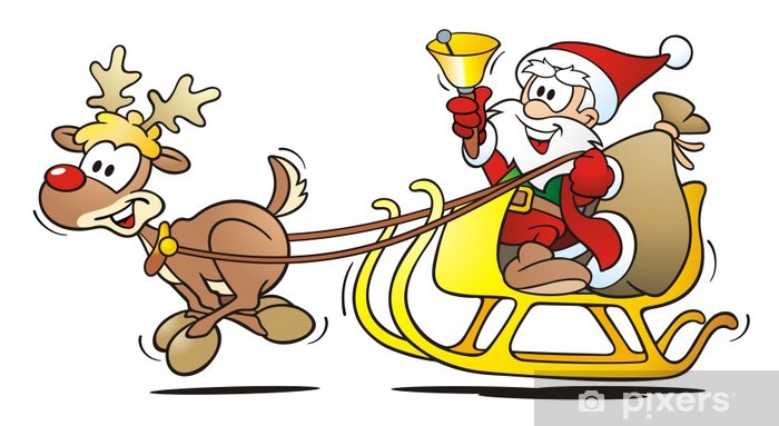 Weihnachtsmann Und Die Rentiere - KibrisPDR