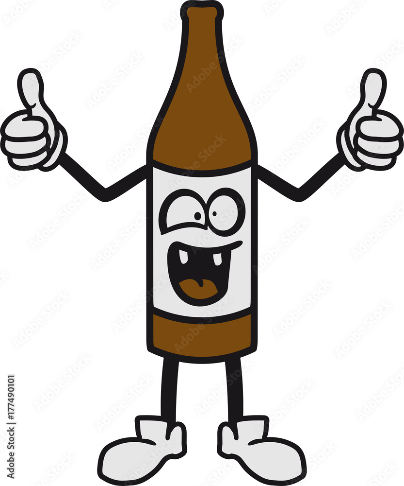 Flasche Comic - KibrisPDR