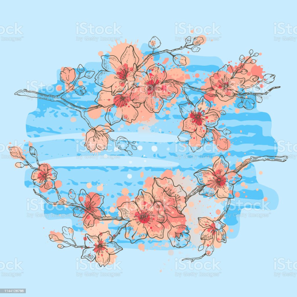 Detail Foto Bunga Sakura Yang Mudah Digambar Nomer 39