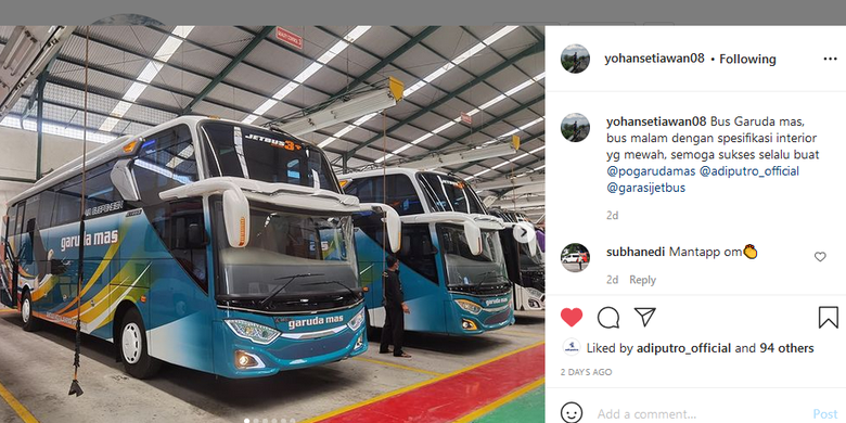 Detail Foto Bus Garuda Mas Nomer 31