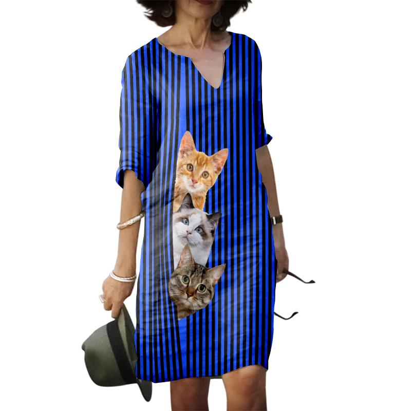 Detail Kleid Mit Katzen Nomer 5