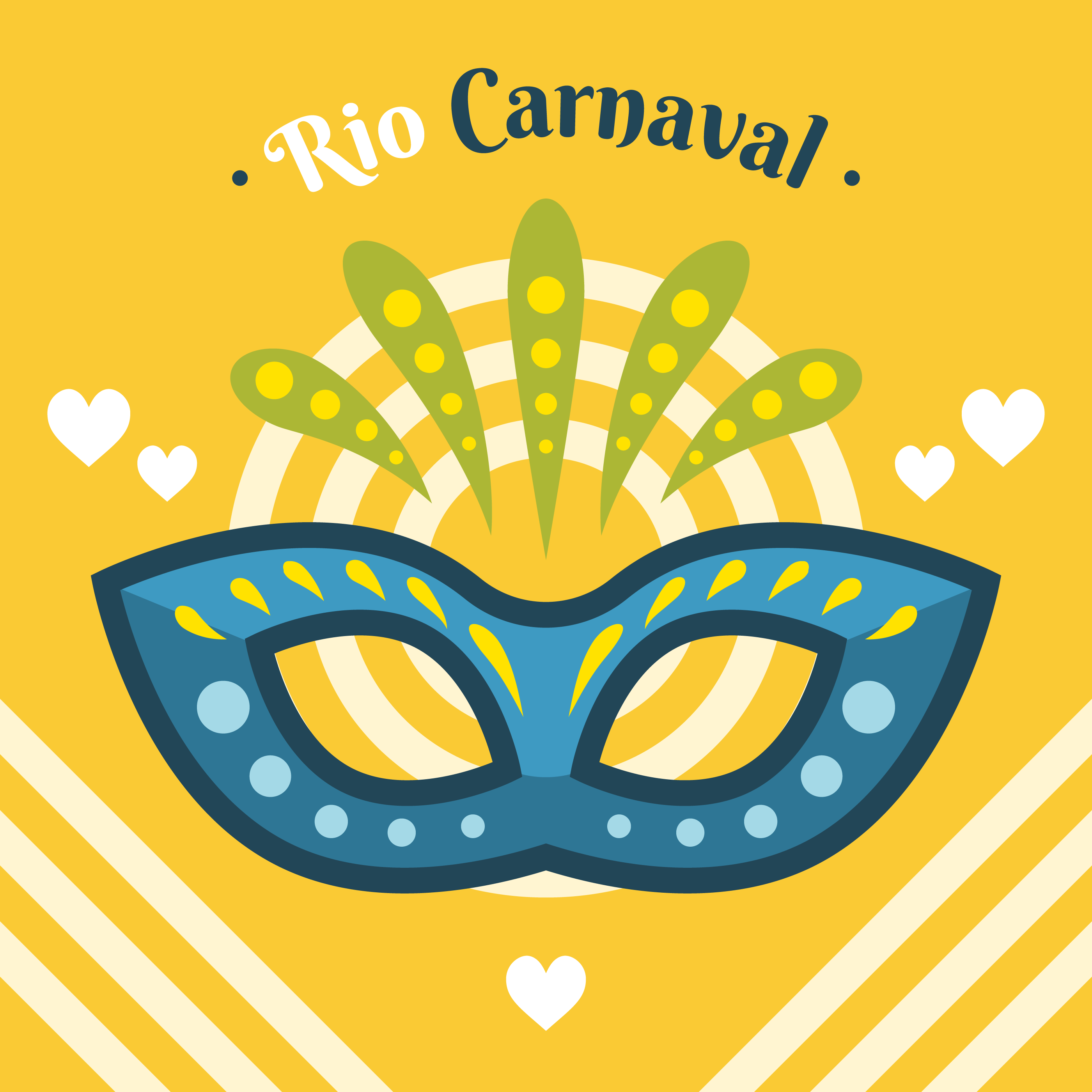 Detail Mascara Carnaval Vector Nomer 18