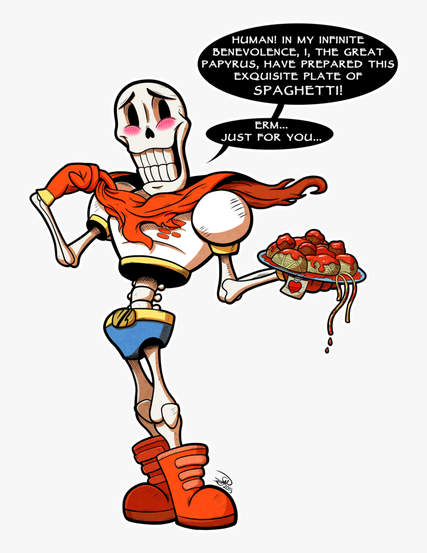 Detail Papyrus Undertale Spaghetti Nomer 2