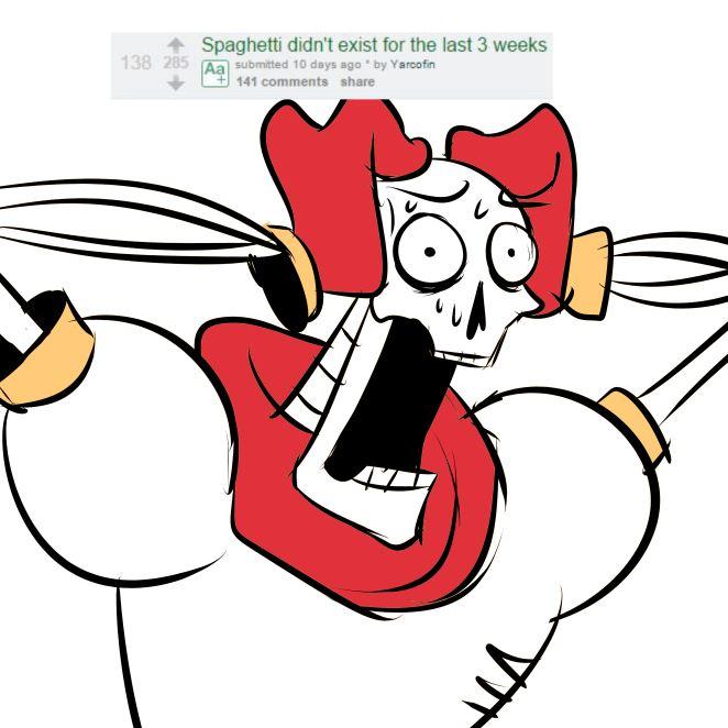 Detail Papyrus Undertale Spaghetti Nomer 3