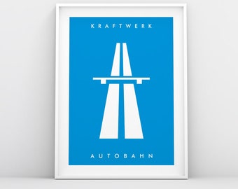 Poster Kraftwerk Autobahn - KibrisPDR