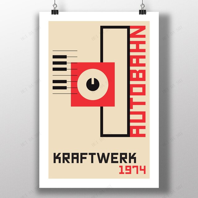 Detail Poster Kraftwerk Autobahn Nomer 4