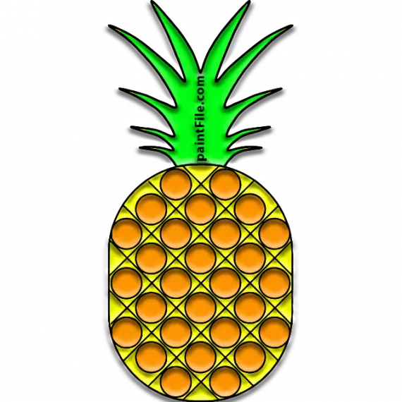 Detail Ananas Malen Nomer 16