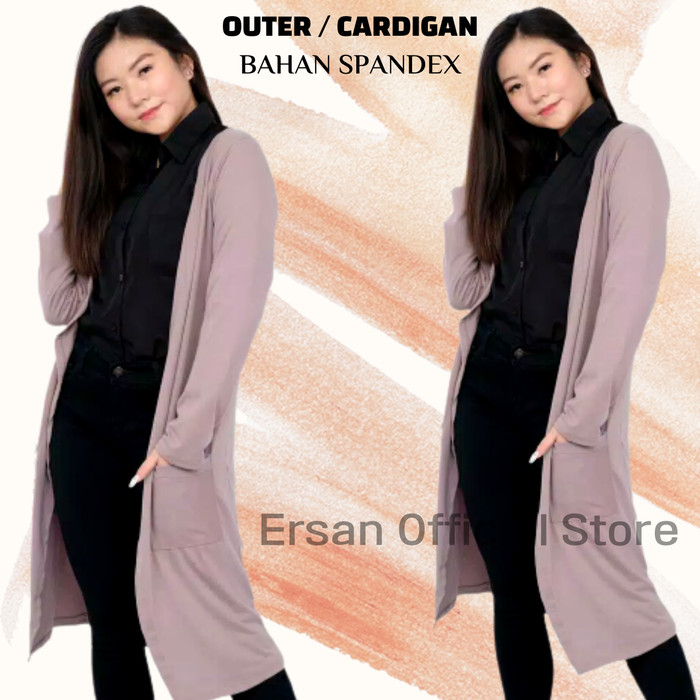 Detail Foto Cardigan Panjang Nomer 55