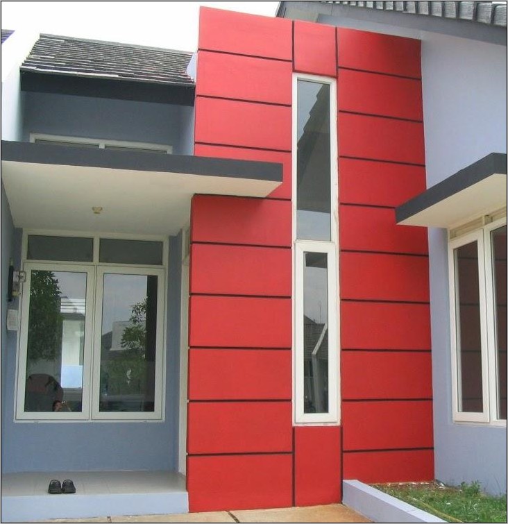 Detail Foto Cat Rumah Minimalis Modern Nomer 45