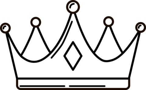 Detail Ausmalbild Krone Nomer 8