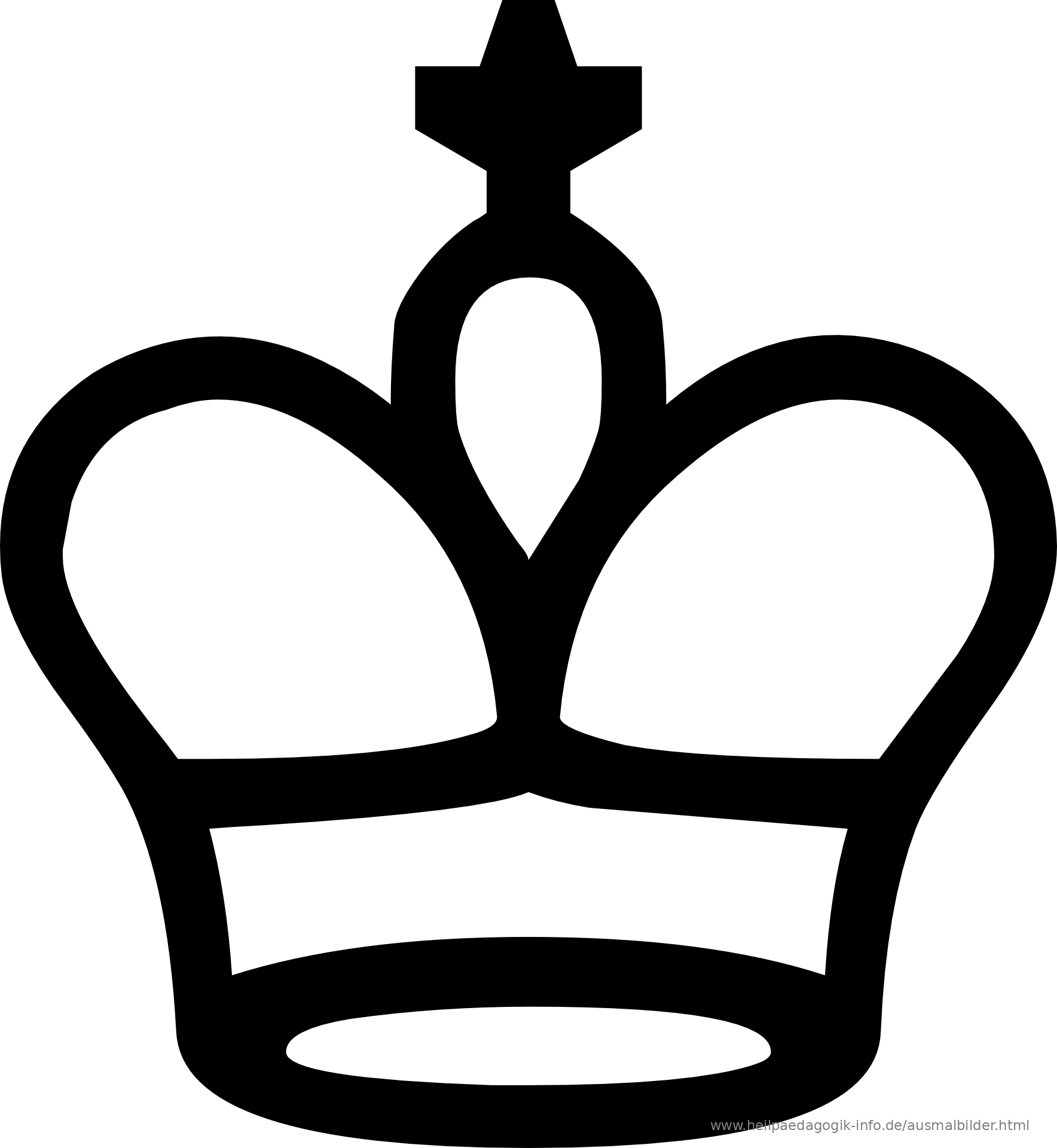 Detail Ausmalbild Krone Nomer 9