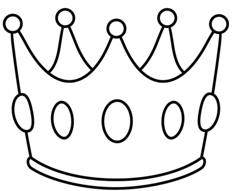 Detail Ausmalbild Krone Nomer 13