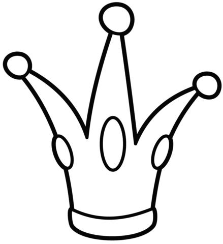 Detail Ausmalbild Krone Nomer 6