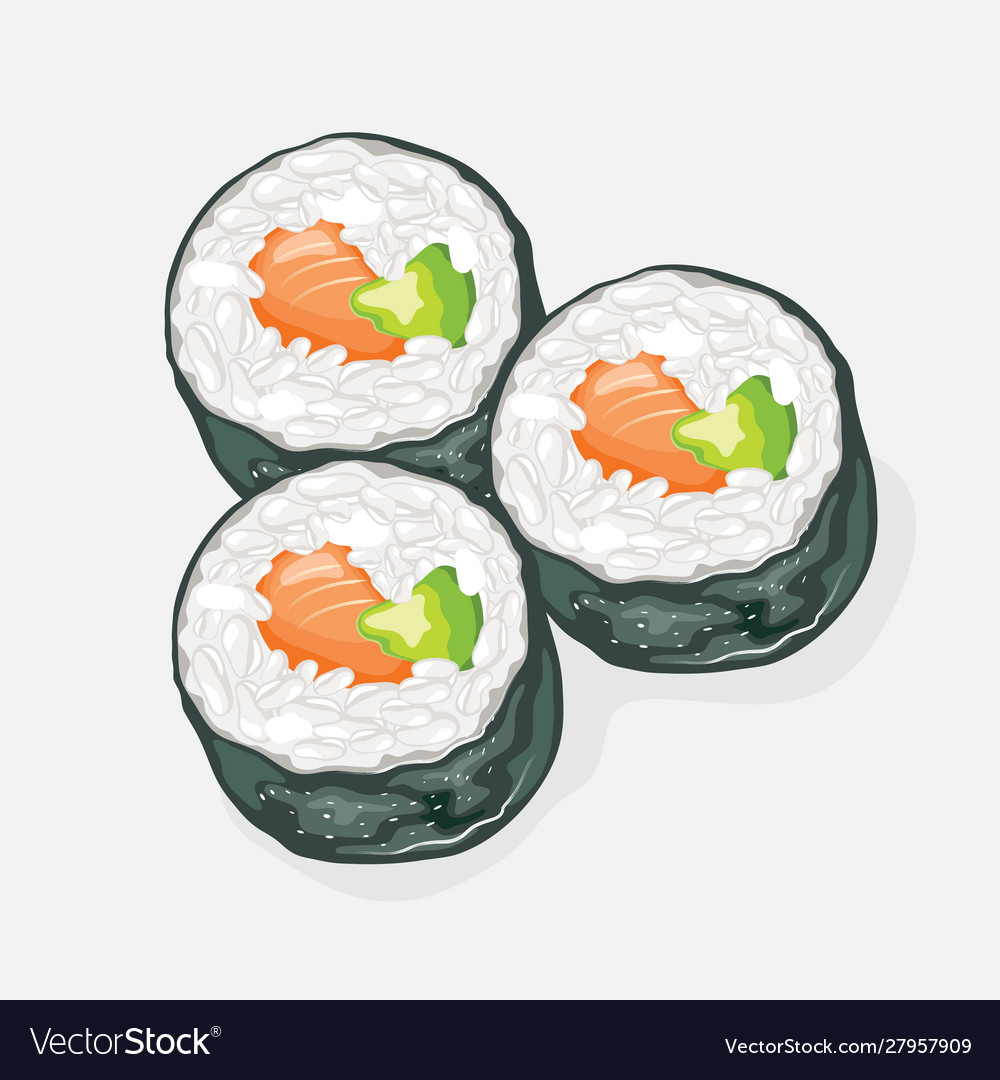 Detail Avocado Sesam Maki Nomer 8