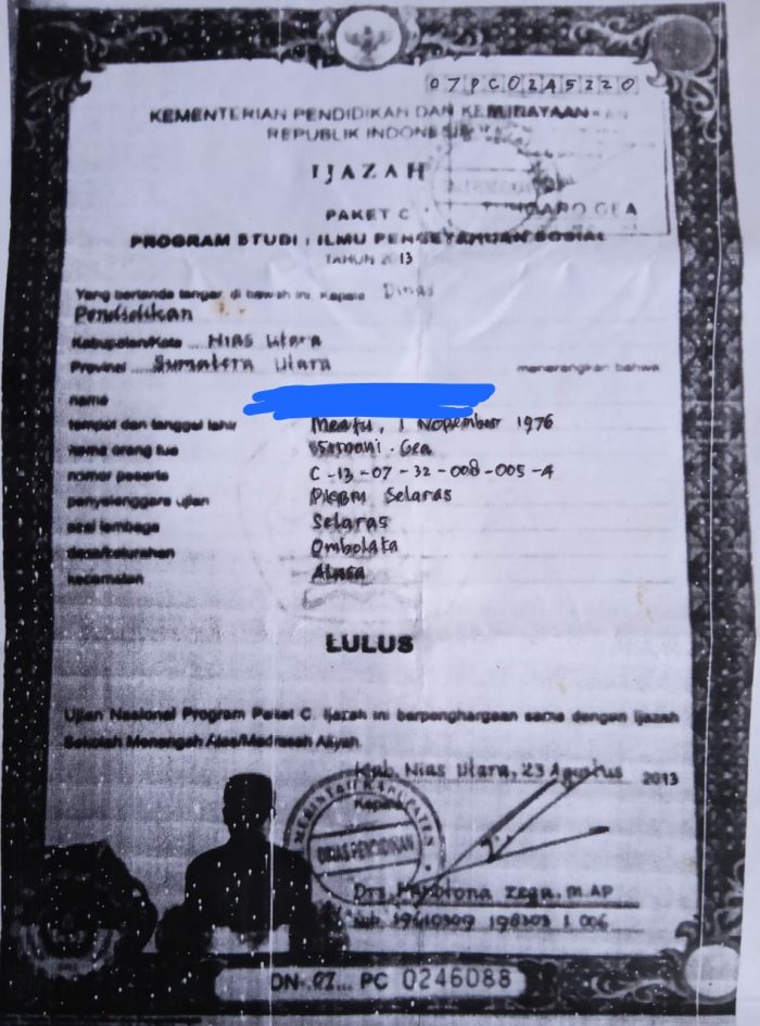 Detail Foto Copy Ijazah Legalisir Nomer 13