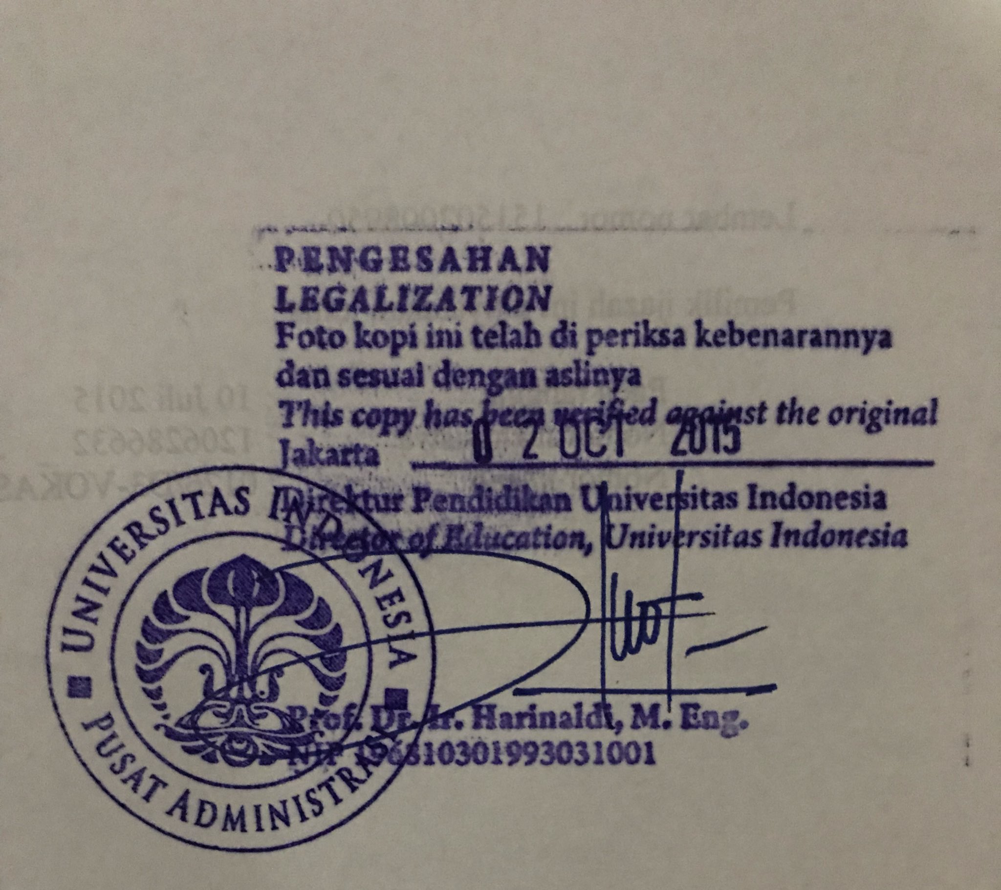 Detail Foto Copy Ijazah Legalisir Nomer 36