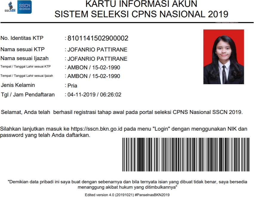 Detail Foto Cpns Yang Benar Nomer 39