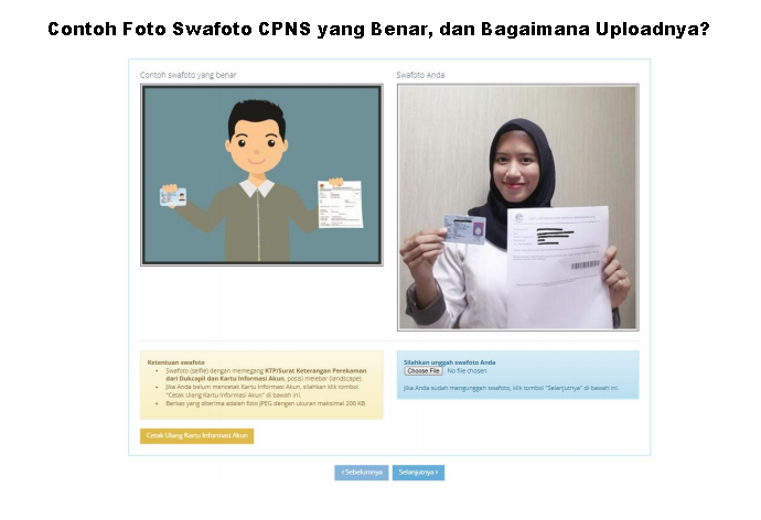 Detail Foto Cpns Yang Benar Nomer 7