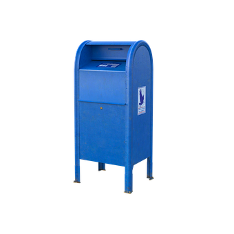 Detail Blue Post Box Nomer 7