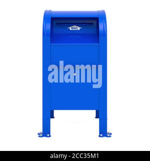 Detail Blue Post Box Nomer 10