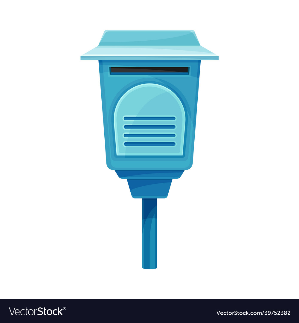 Detail Blue Post Box Nomer 15