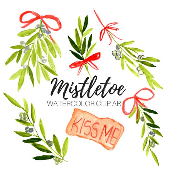 Detail Mistletoe Clipart Nomer 18