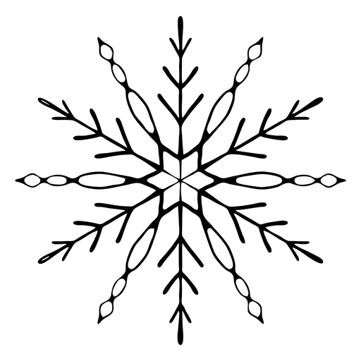 Detail Schneeflocken Transparent Nomer 6