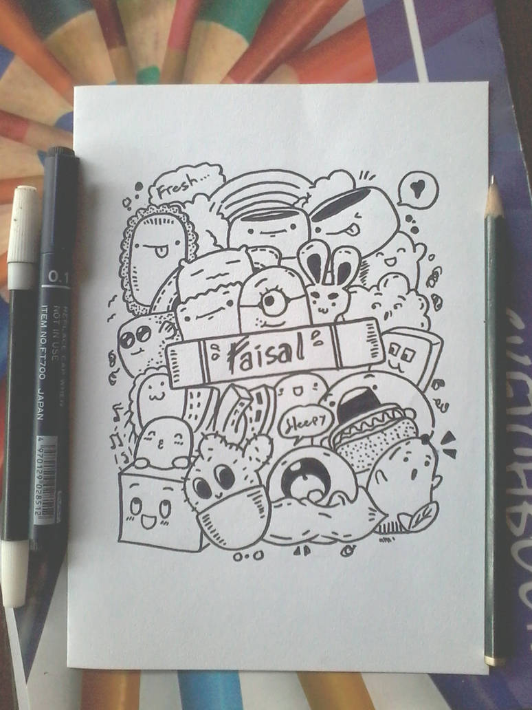 Detail Foto Doodle Art Nama Nomer 13