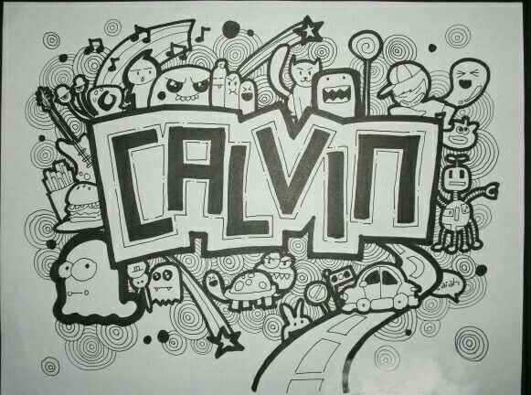 Detail Foto Doodle Art Nama Nomer 29