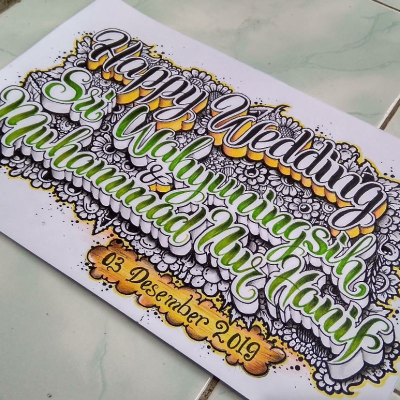 Detail Foto Doodle Art Nama Nomer 40