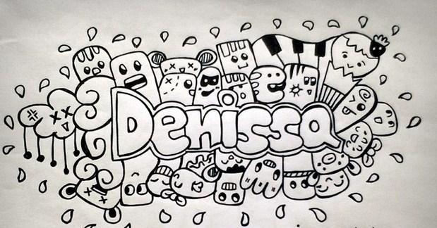 Detail Foto Doodle Nama Nomer 12