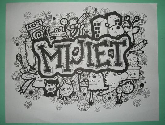 Detail Foto Doodle Nama Nomer 48