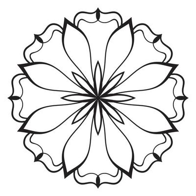 Detail Geometrische Blume Nomer 17