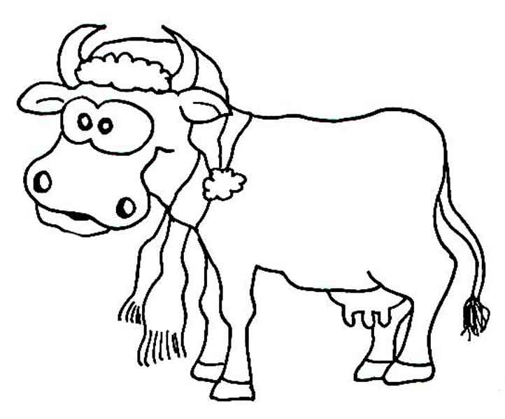 Detail Kuh Zeichnen Einfach Nomer 22