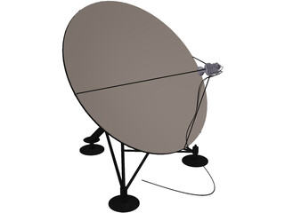 Detail Satellite 3d Model Nomer 22