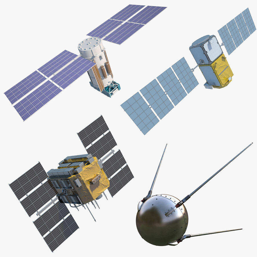 Detail Satellite 3d Model Nomer 24