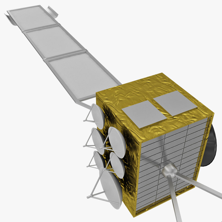 Detail Satellite 3d Model Nomer 6