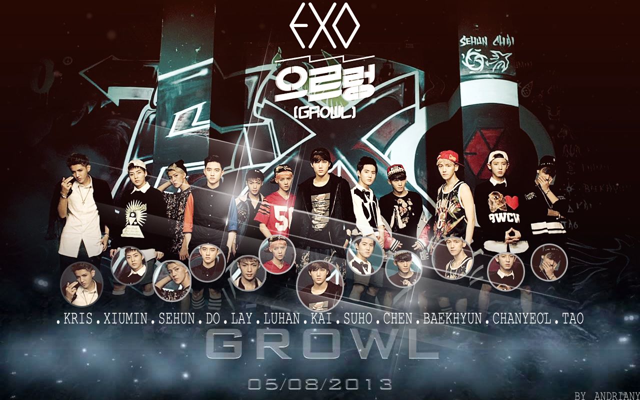 Detail Foto Exo Growl Nomer 44