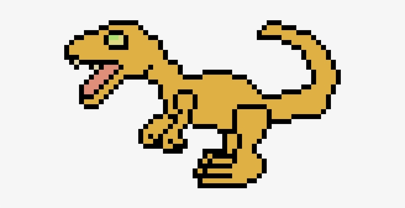 Raptor Pixel Art - KibrisPDR