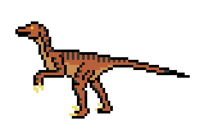 Detail Raptor Pixel Art Nomer 13
