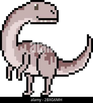 Detail Raptor Pixel Art Nomer 2