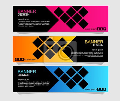 Detail Banner Modern Nomer 25