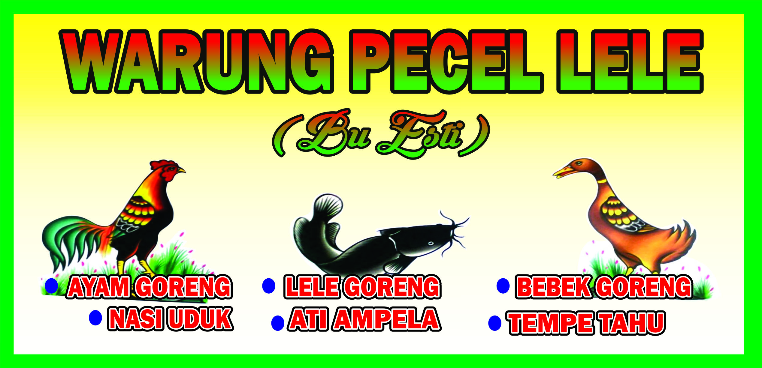 Detail Banner Pecel Lele Png Nomer 37