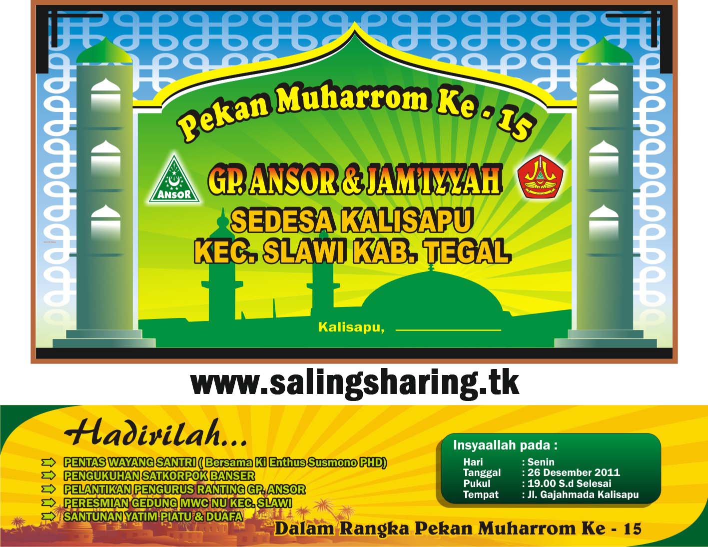 Detail Banner Pengajian Akbar Nomer 18