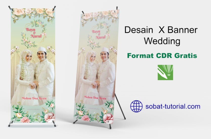 Detail Banner Pernikahan Coreldraw Nomer 2
