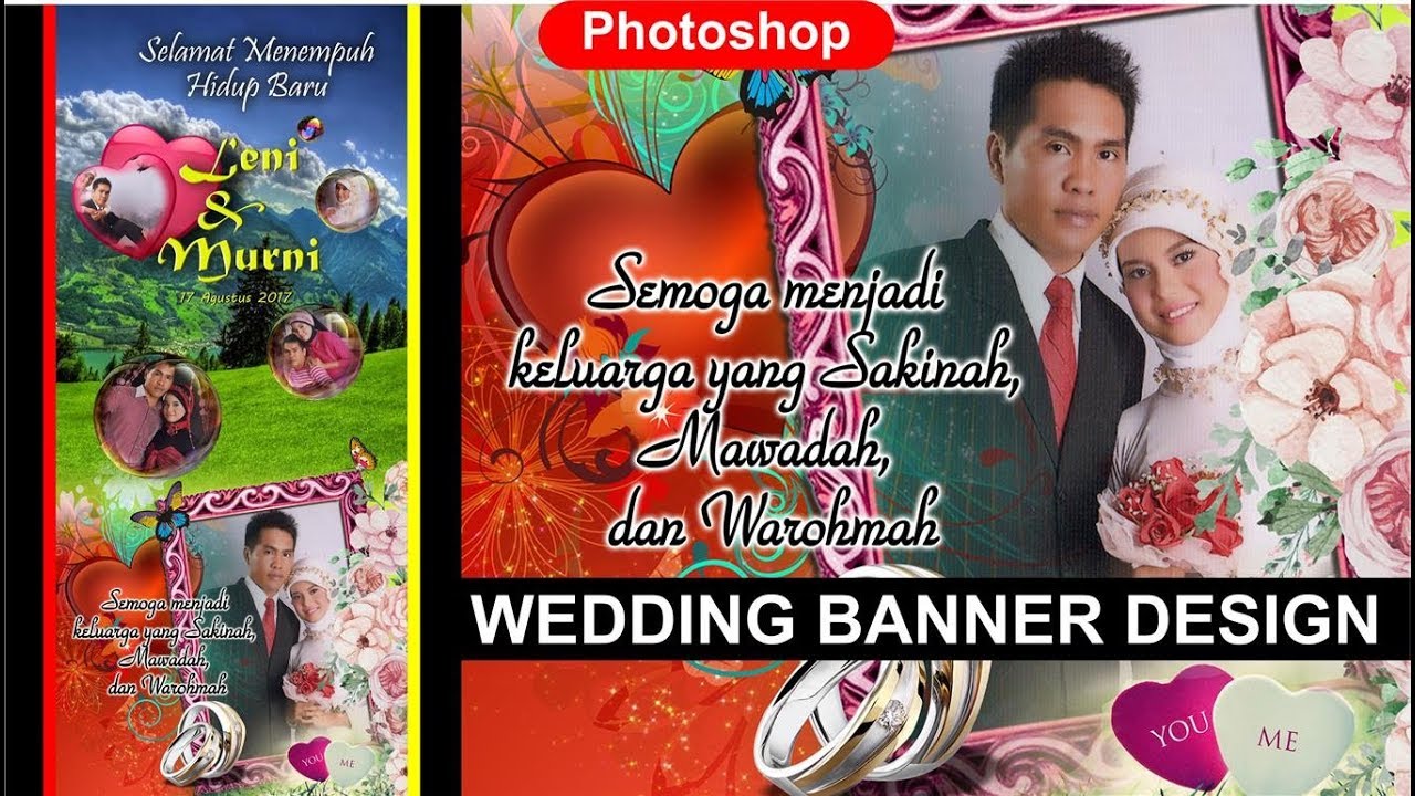 Detail Banner Pernikahan Coreldraw Nomer 22