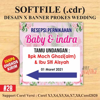 Detail Banner Pernikahan Coreldraw Nomer 36