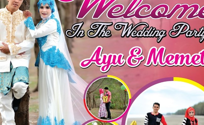 Detail Banner Pernikahan Coreldraw Nomer 48